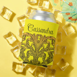 Vintag Swirl Ombre Gold Personalisiert Dosenkühler