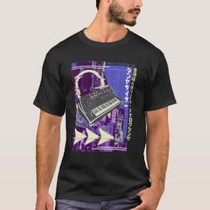 Vintag Synthesizer Streetwear Analog Japanischer S T-Shirt