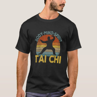 Vintag Tai Chi Chinesische Kampfkunst Taiji Retro T-Shirt
