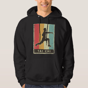 Vintag Tai Chi Sport Retro Poster Hoodie