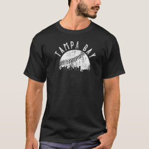 Vintag Tampa Bay Florida Skyline Apparel T-Shirt