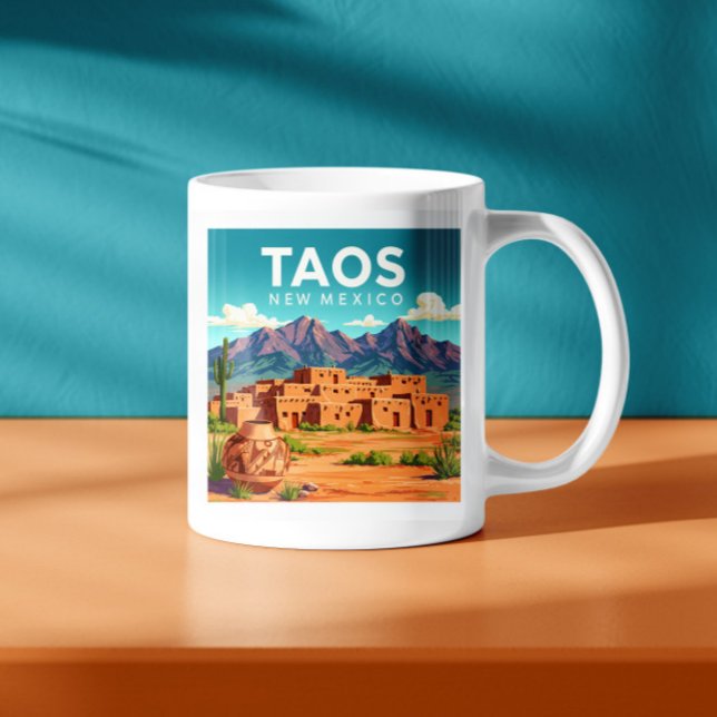 Vintag Taos New Mexico Kaffeetasse (Von Creator hochgeladen)