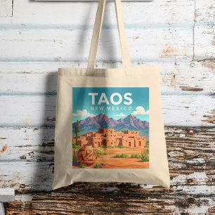 Vintag Taos New Mexico Tragetasche