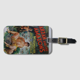 Vintag Tarzan Gepäckanhänger
