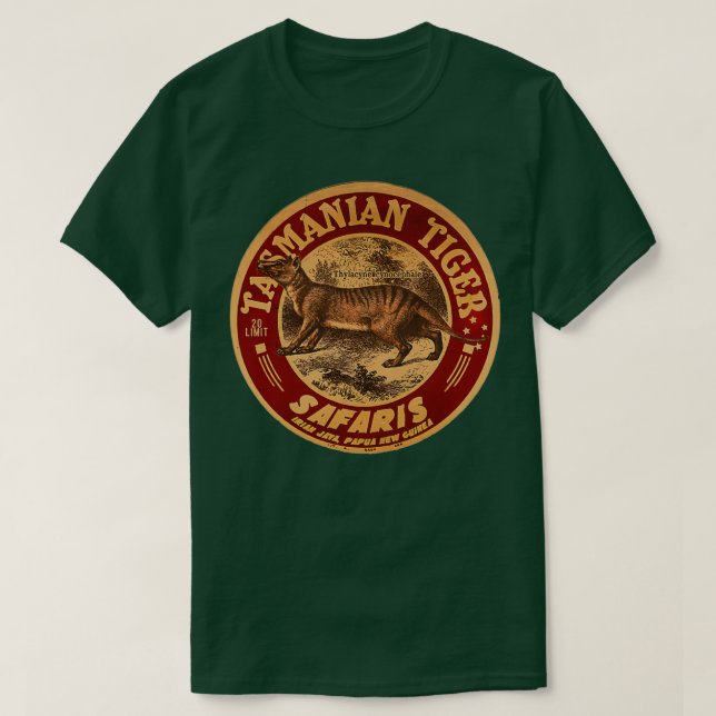 Vintag Tasmanian Tiger Safari T-Shirt (Design vorne)