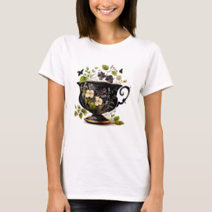 Vintag Teacup Blumenstrauß T-Shirt