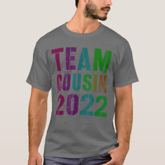 Vintag TEAM COUSIN 2022 Funny Oma Granddad Re T-Shirt