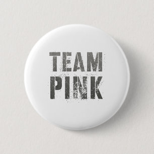 Vintag Team Pink Summer Camp Game Sports Colon Button