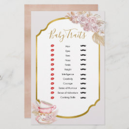 Vintag Tee Party Baby Tracks Dusche