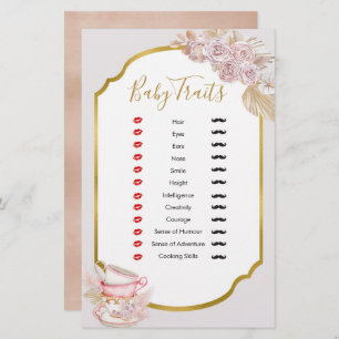 Vintag Tee Party Baby Tracks Dusche