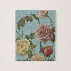 Vintag Tee Rose und Rose Puzzle