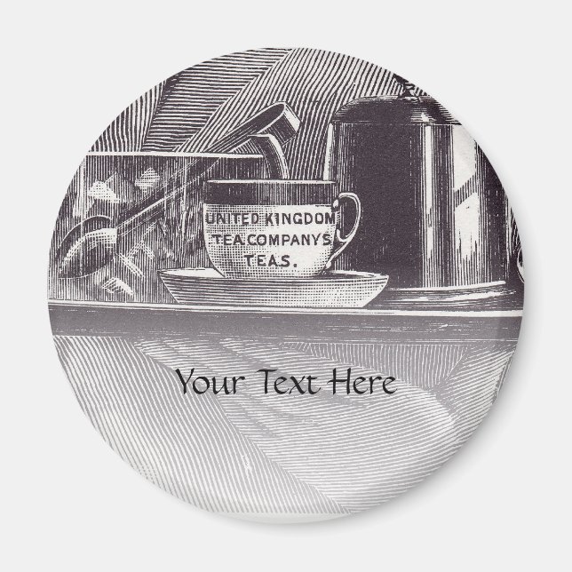Vintag Teefach Magnet (Vorne)