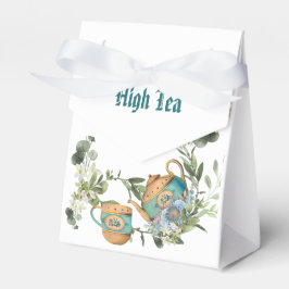 Vintag Teekanne Blumenapfel Nachmittag Tee Geburts Geschenkschachtel