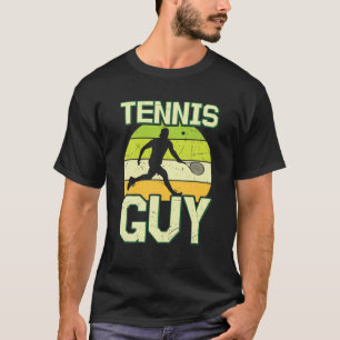 Vintag Tennis Typ Volley Player Sportsman Athlete T-Shirt