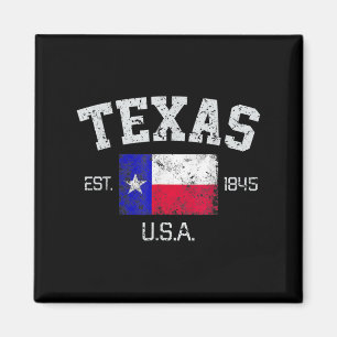 Vintag Texas Austin Est 1845 für Männer Frauen und Magnet