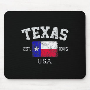 Vintag Texas Austin Est 1845 für Männer Frauen und Mousepad