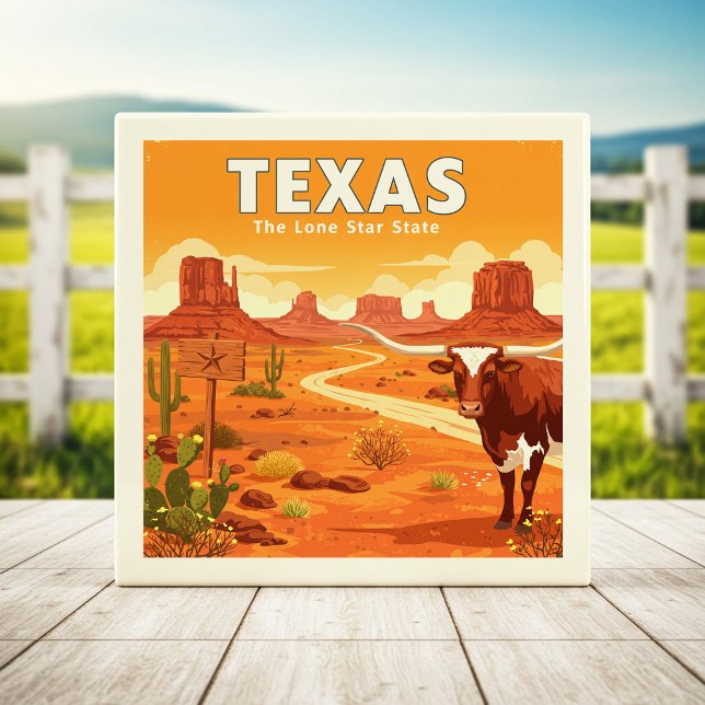 Vintag Texas Fliese (Von Creator hochgeladen)