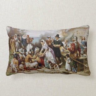 Vintag The First Erntedank 1621 Jean Ferris Lendenkissen