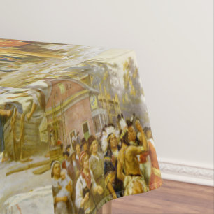 Vintag The Landing of William Penn Jean Ferris Tischdecke