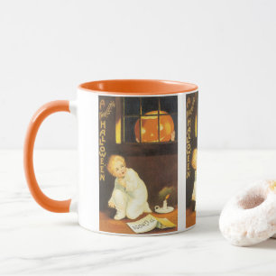 Vintag Thrilling Halloween von Ellen Clapsaddle Tasse