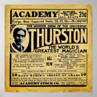 Vintag Thurston The Magician Theater Ad