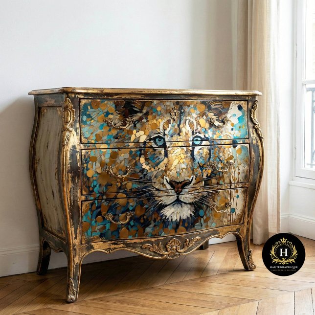 Vintag Tiger Decoupage Seidenpapier (Von Creator hochgeladen)