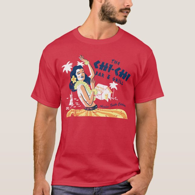 Vintag Tiki Bar The Chi Chi T-Shirt (Vorderseite)