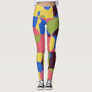 Vintag Tiles Retro-Muster der 60er Jahre Leggings