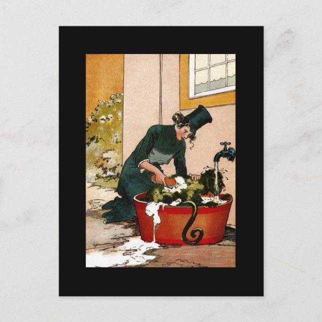 Vintag Tin Woodman Image Postkarte (Vorderseite)