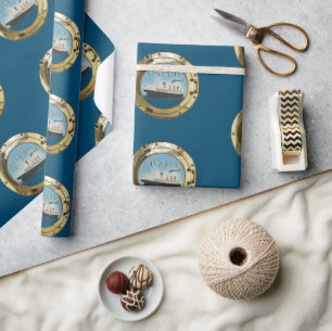 Vintag Titanic Porthole Geschenkpapier