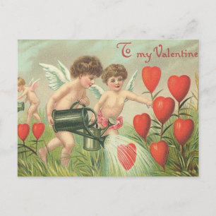 Vintag "To my Valentine" Feiertagspostkarte