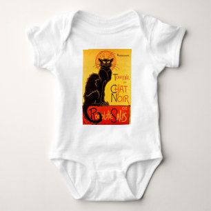 Vintag Tournee de Chat Noir Black Cat Baby Strampler
