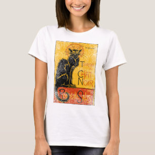 Vintag Tournee du Chat Noir Black Cat Halloween T-Shirt