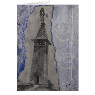 Vintag Tower Mixed Media