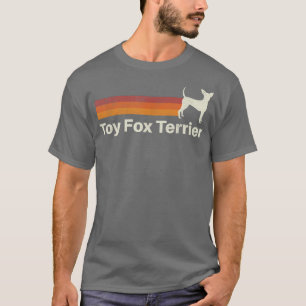 Vintag Toy Fox Terrier Retro Mama Vater Dog T - Sh T-Shirt