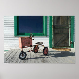 Vintag Toy Traktor Poster