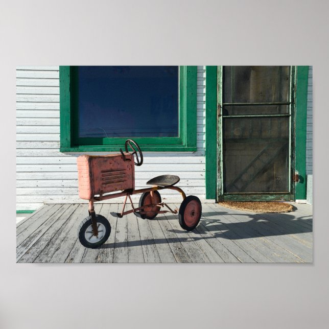 Vintag Toy Traktor Poster (Vorne)