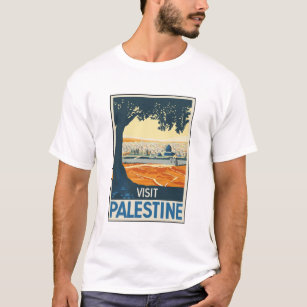 Vintag-Travel-Poster-Palästina T-Shirt