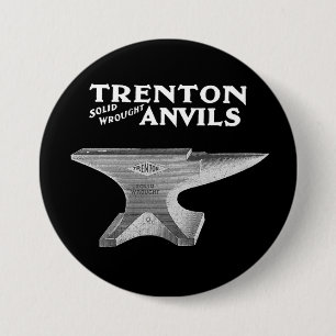 Vintag Trenton Anvil Blacksmithing Button