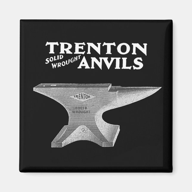 Vintag Trenton Anvil Blacksmithing Magnet (Vorne)