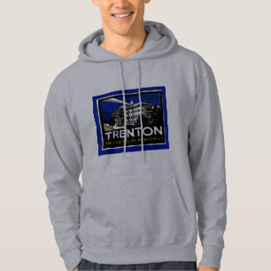 Vintag Trenton NJ Poster Hoodie