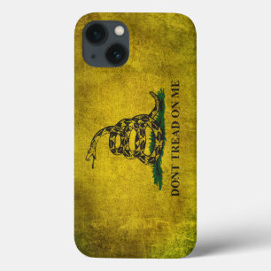 Vintag treten Sie nicht auf mir Gadsden-Flagge Case-Mate iPhone Hülle