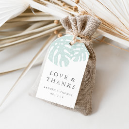 Vintag Tropics Wedding Vielen Dank für Ihr Interes Geschenkanhänger