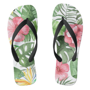 Vintag tropisch flip flops