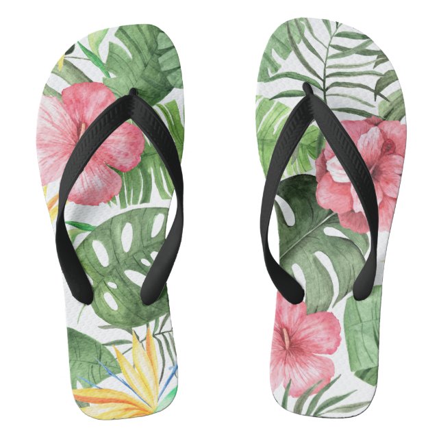 Vintag tropisch flip flops (Fußbett)