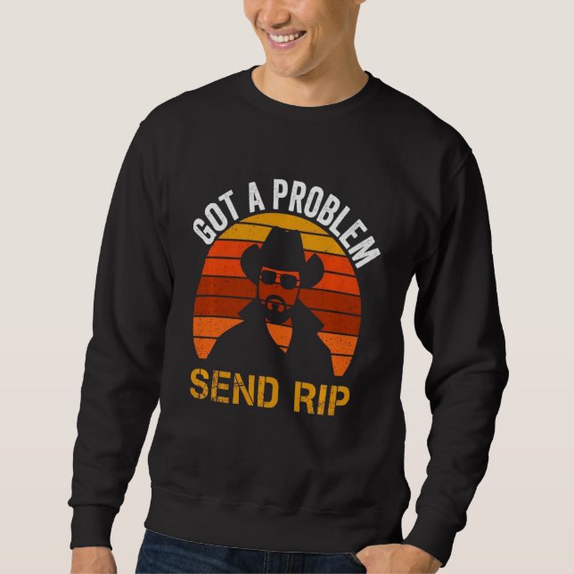 Vintag Trouble Send Rips Wheler Sweatshirt (Vorderseite)