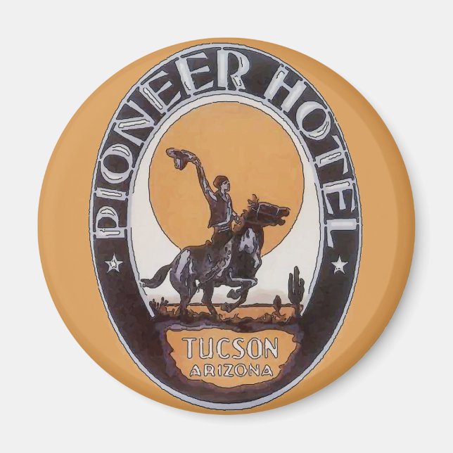 Vintag Tucson, AZ, Magnet (Vorne)