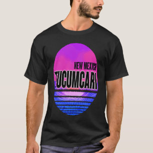 Vintag Tucumcari Vaporwave New Mexico T-Shirt