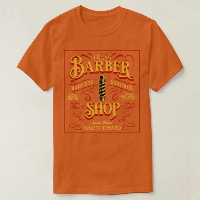 Vintag Tulsa Barber SHop Shirt (Design vorne)