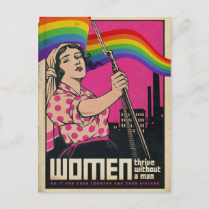 Vintag tun Sie es für Ihre Schwestern Postkarte